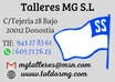 Logo de Carpintería Metálica y Toldos Mg