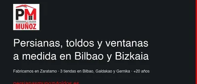 Persianas Muñoz y Toldos – toldos en Bilbao