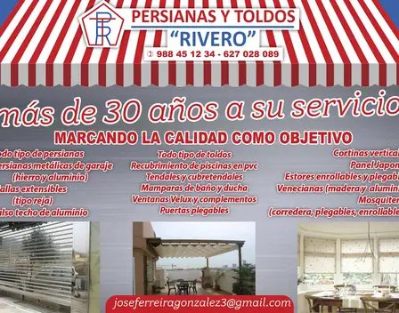 Persianas y Toldos Rivero – toldos en Celanova